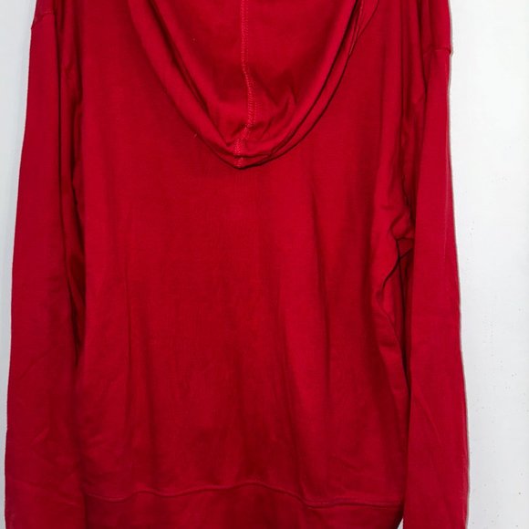 X-Small - Red Victoria Secret Light Zipper Hoodie with Pink Heart - Picture 4 of 6